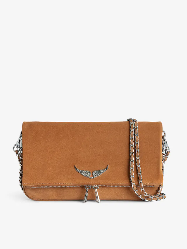 Rock Suede Clutch