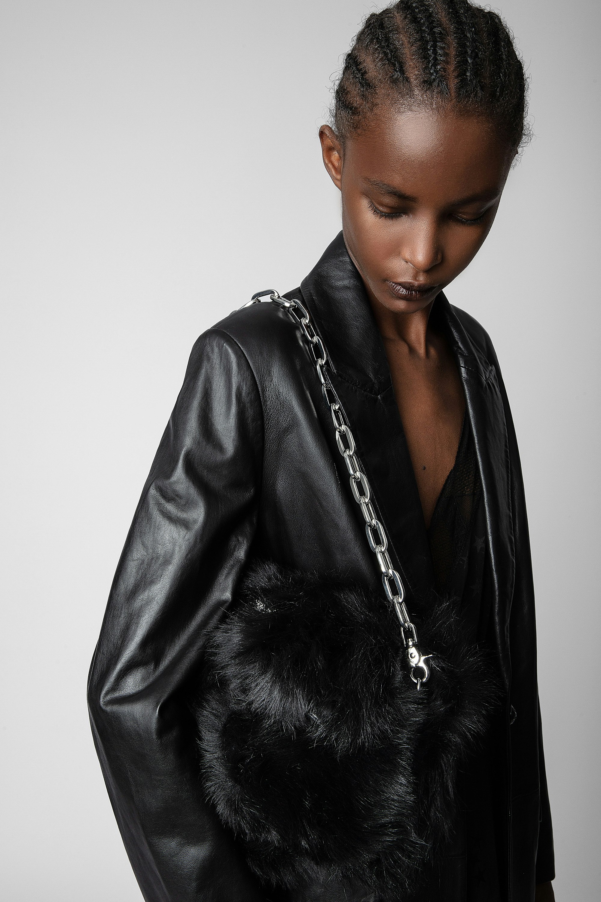 Rockyssime Faux Fur Bag