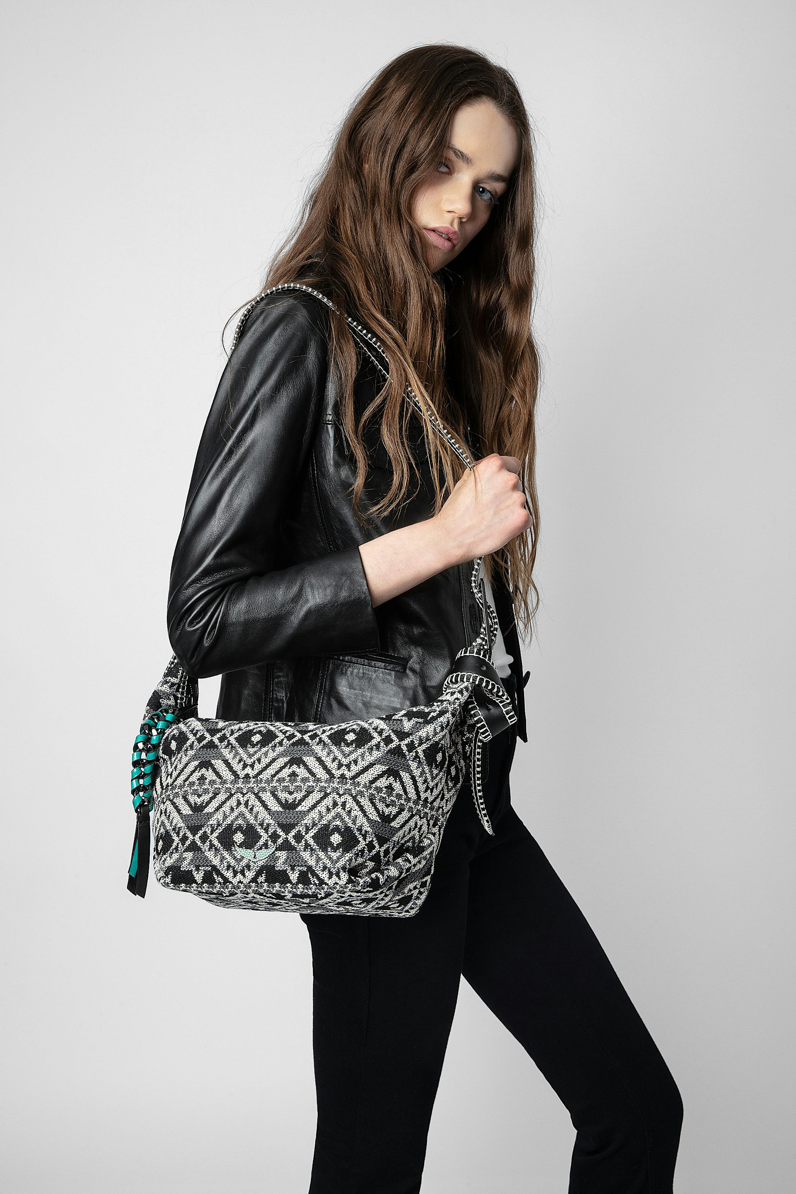 Le Cecilia Folk Jacquard Bag 5