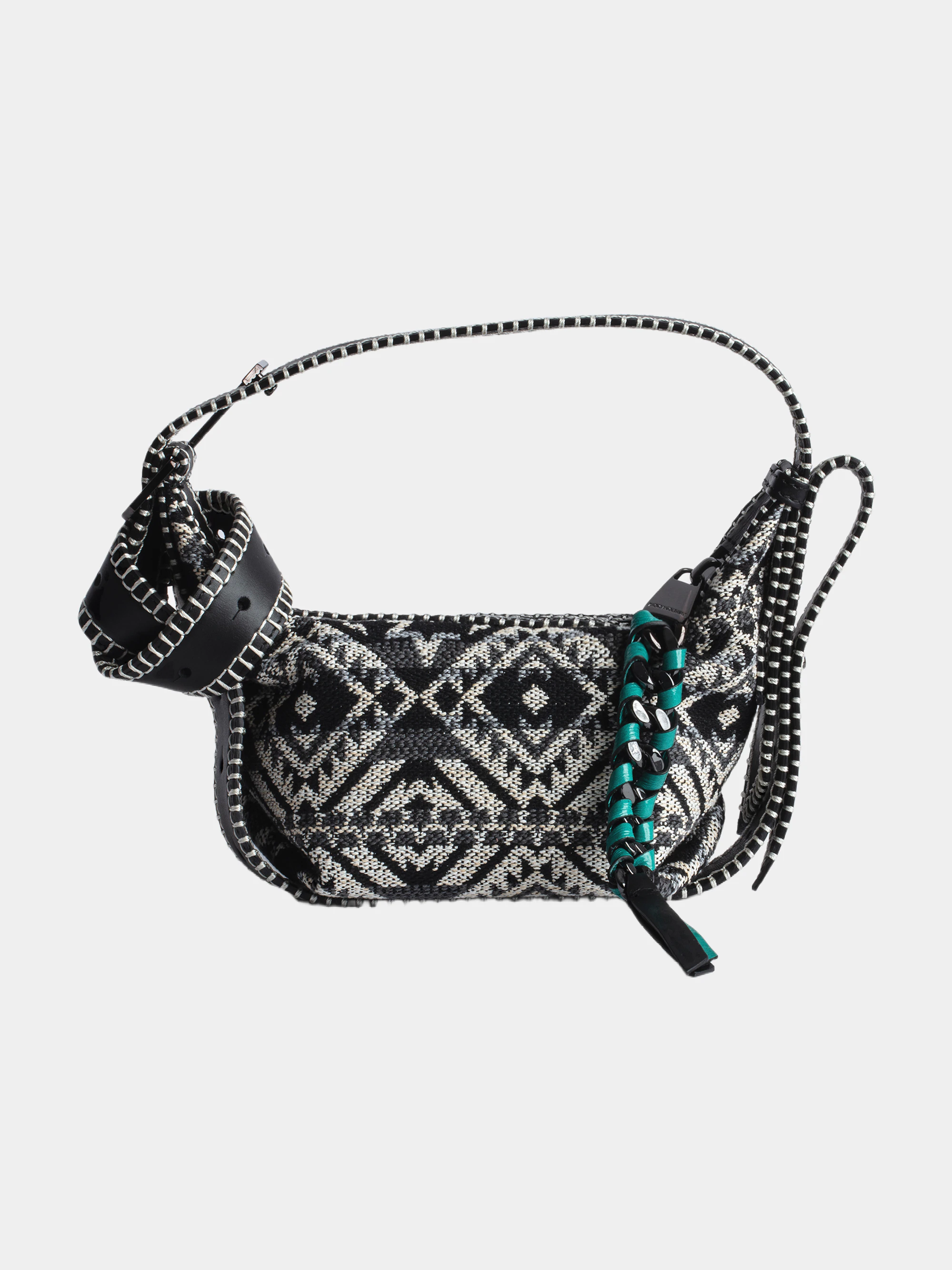 Bolso Le Cecilia XS Folk Jacquard