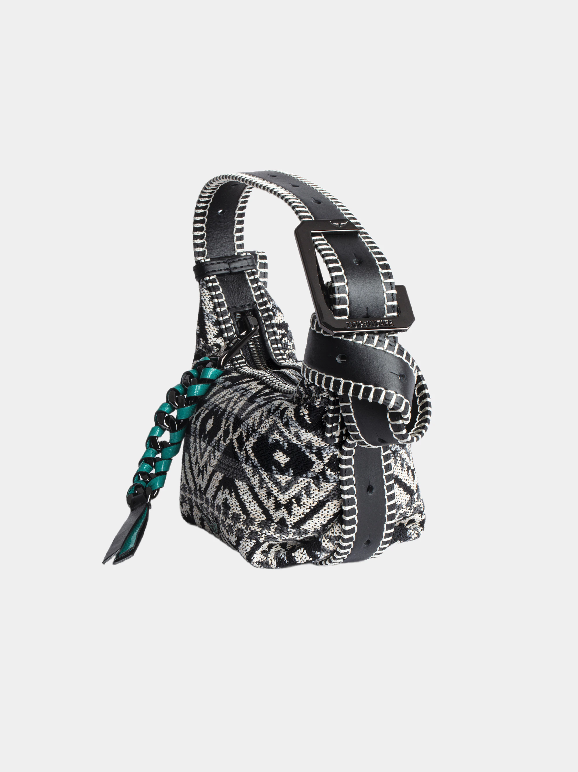 Bolso Le Cecilia XS Folk Jacquard