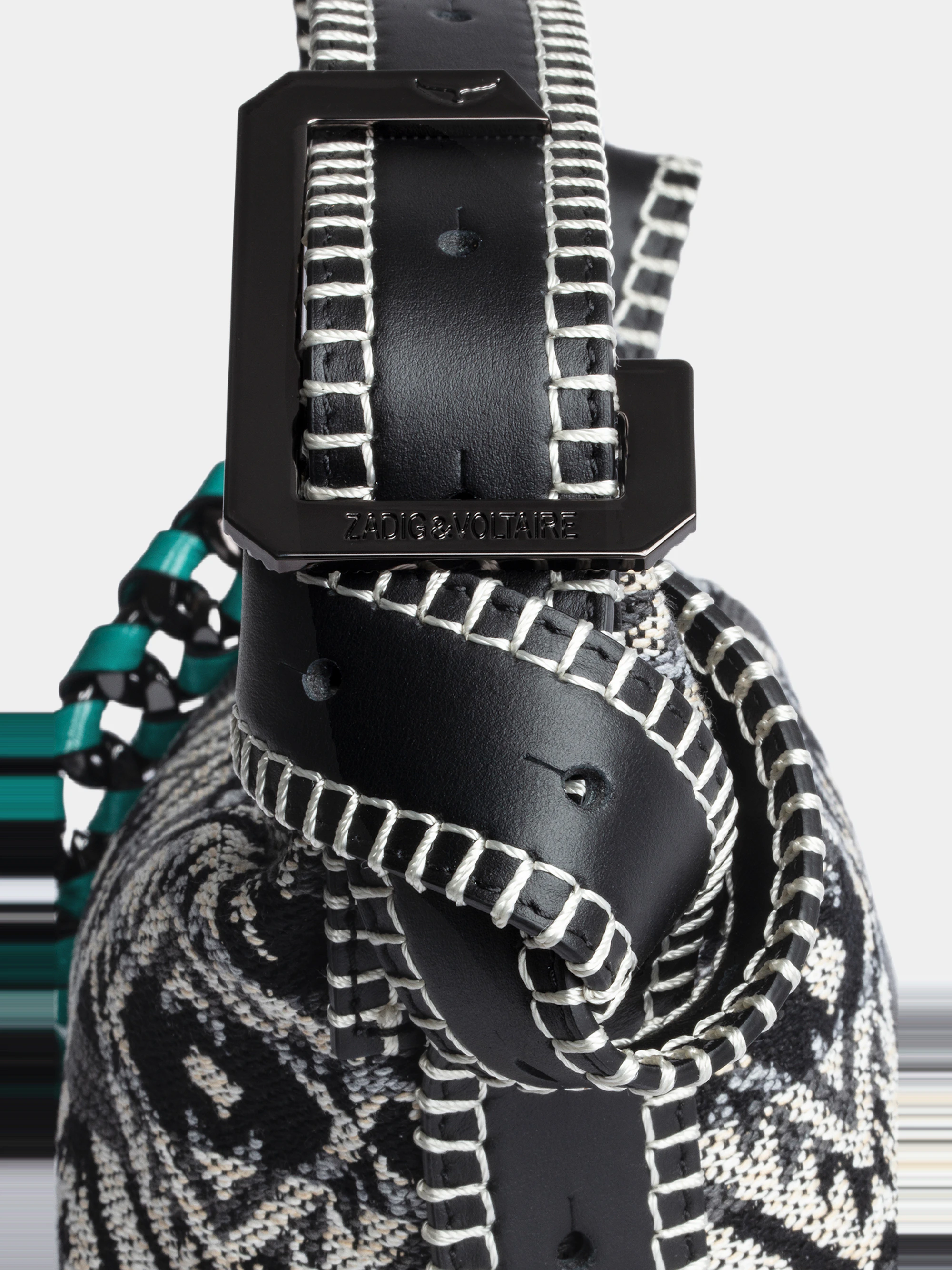 Bolso Le Cecilia XS Folk Jacquard