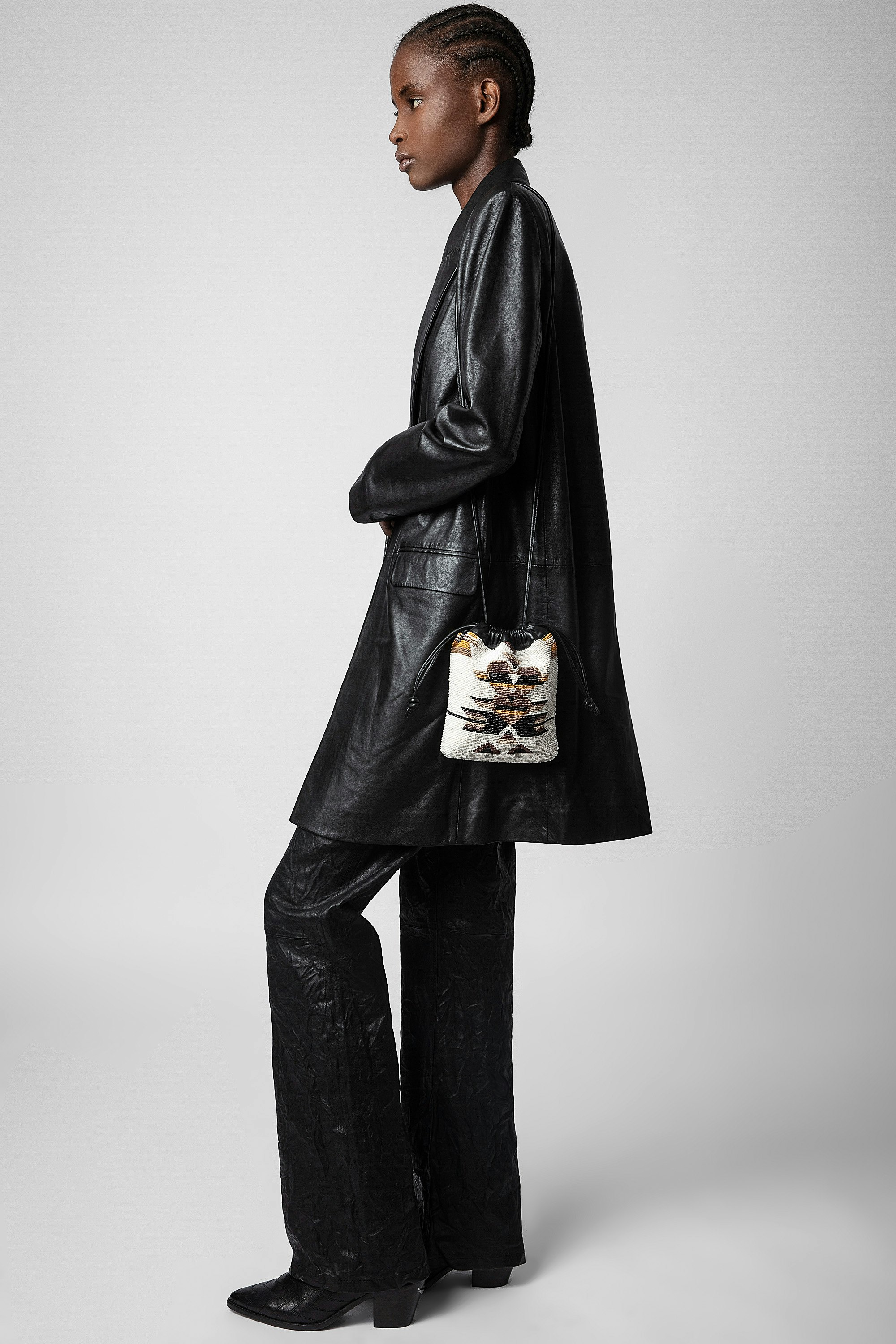 Rock To Go Beaded Bag