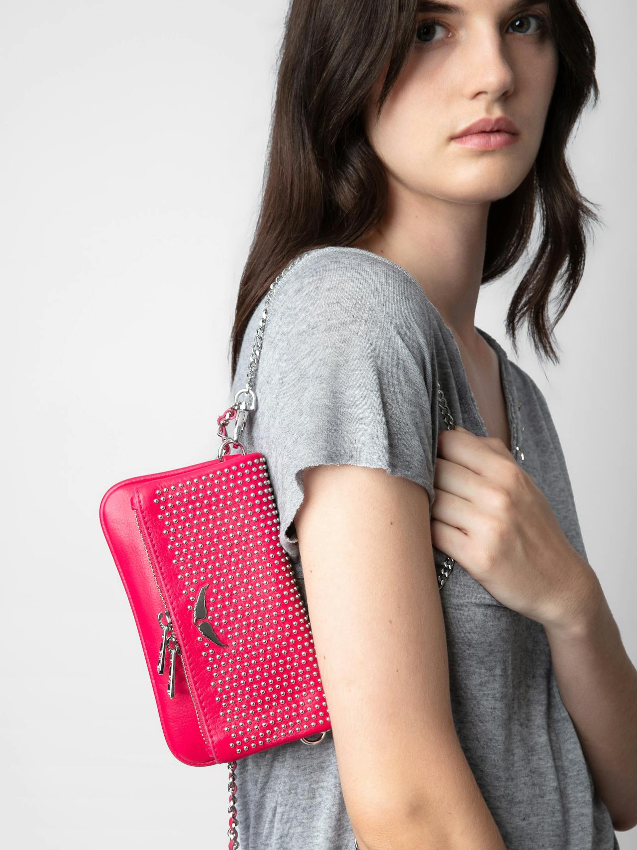 Rock Nano Dotted Swiss Clutch 6