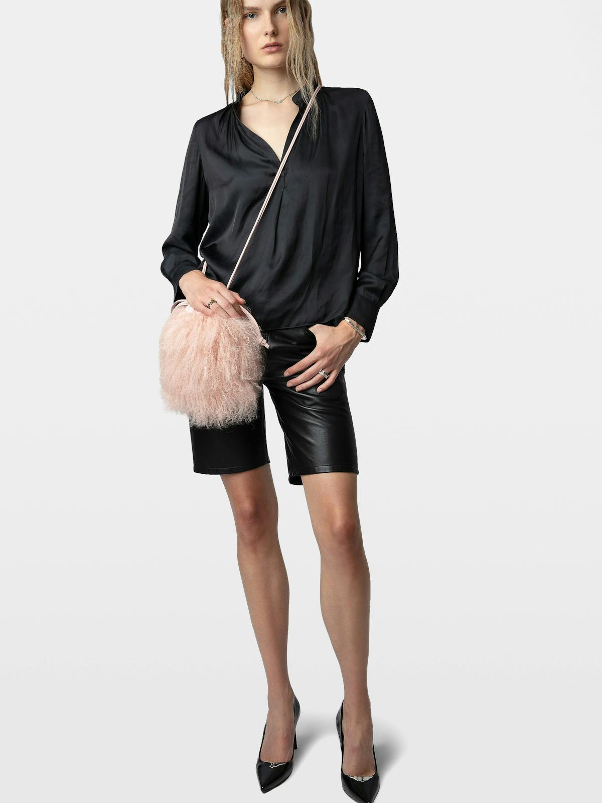 Rock To Go Frenzy Shearling Bag