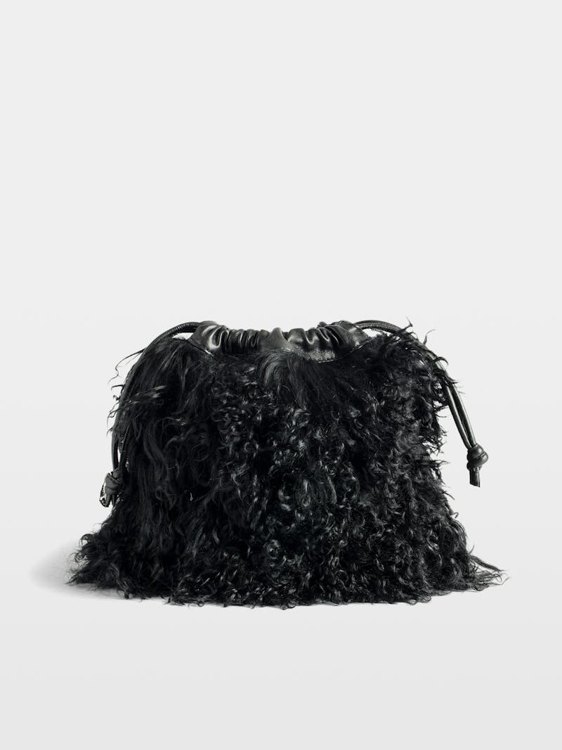 Rock To Go Frenzy Shearling Bag