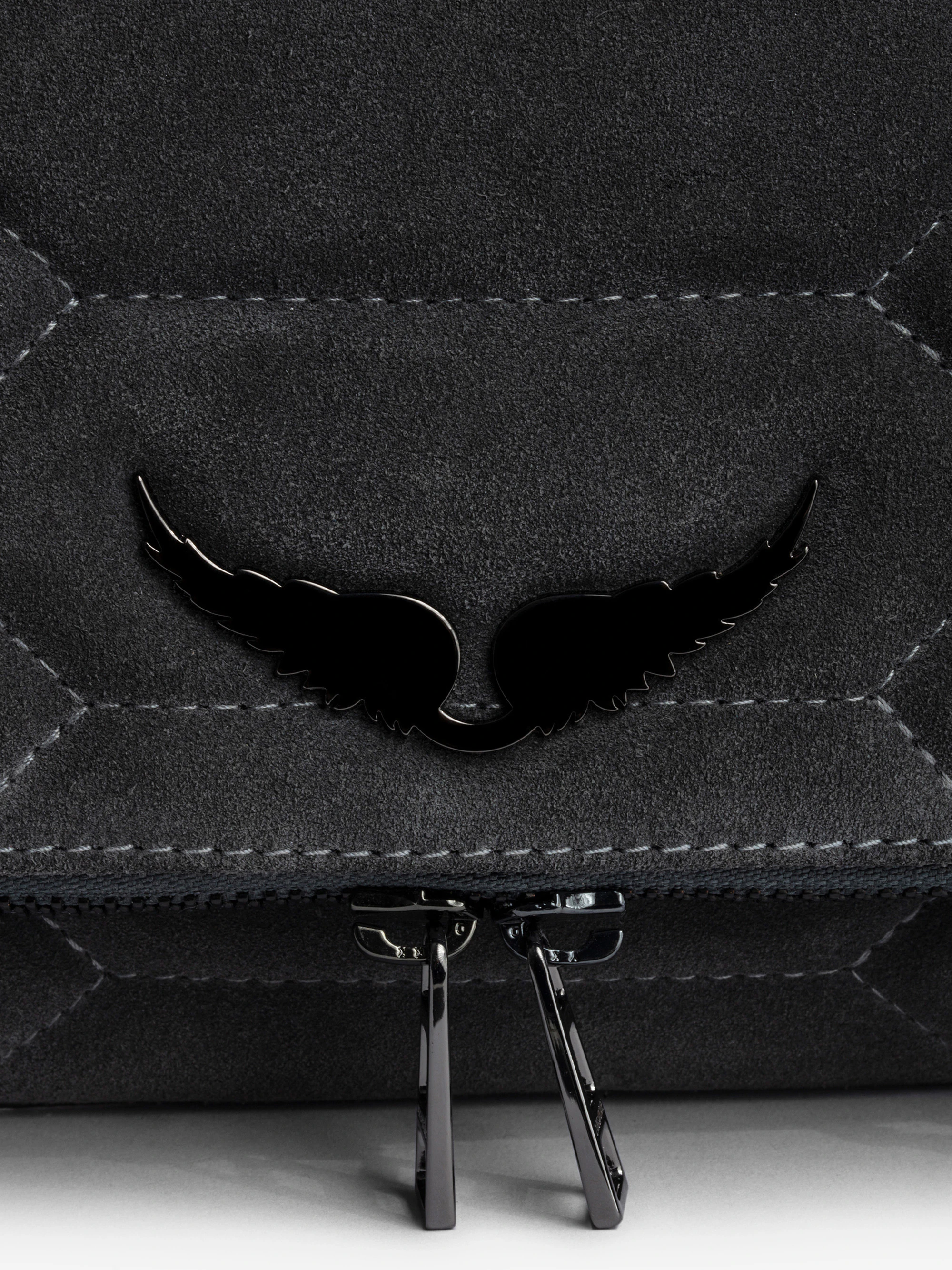 Bolso de mano Rock de ante acolchado 3