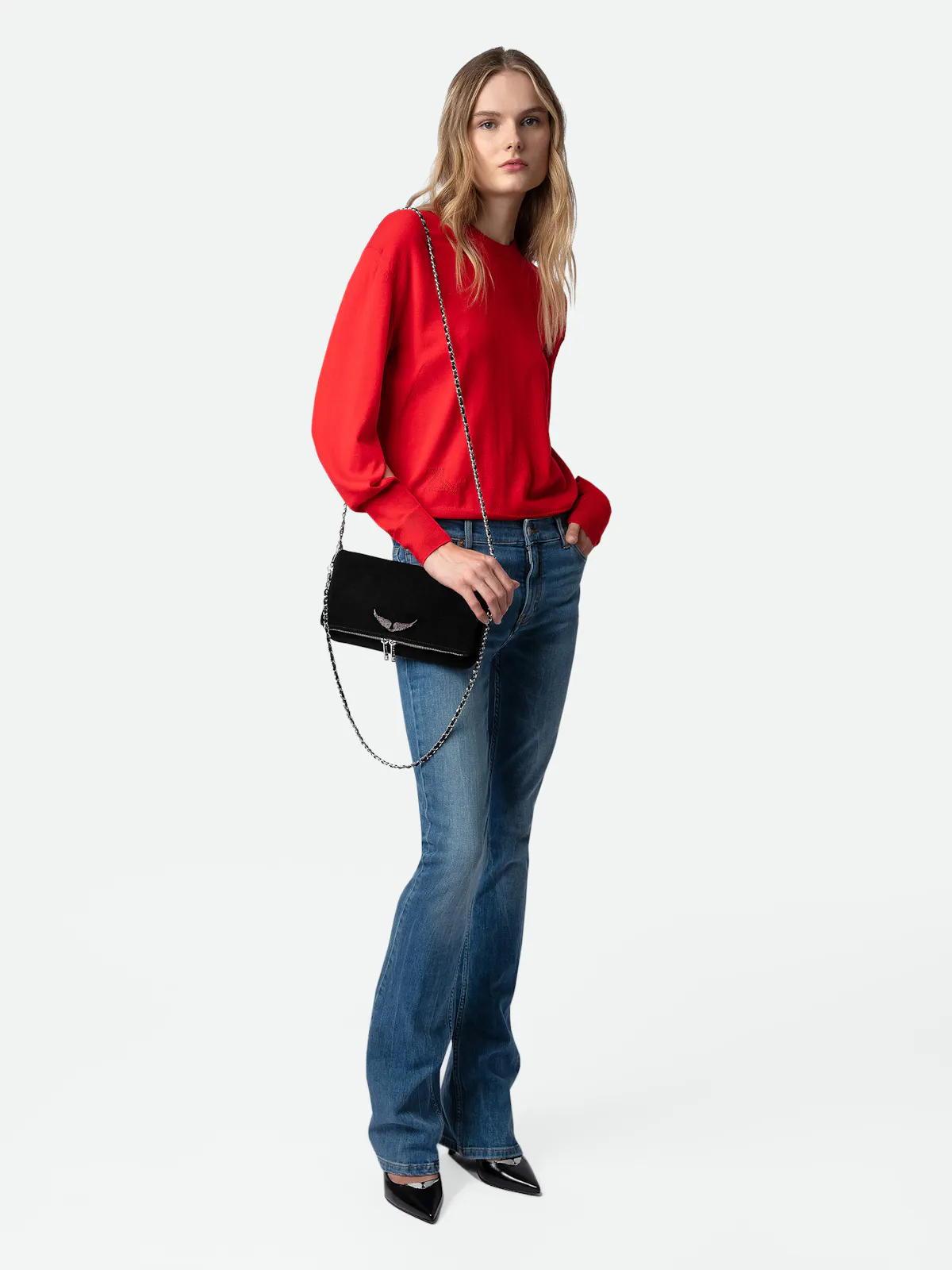 Rock Suede Clutch