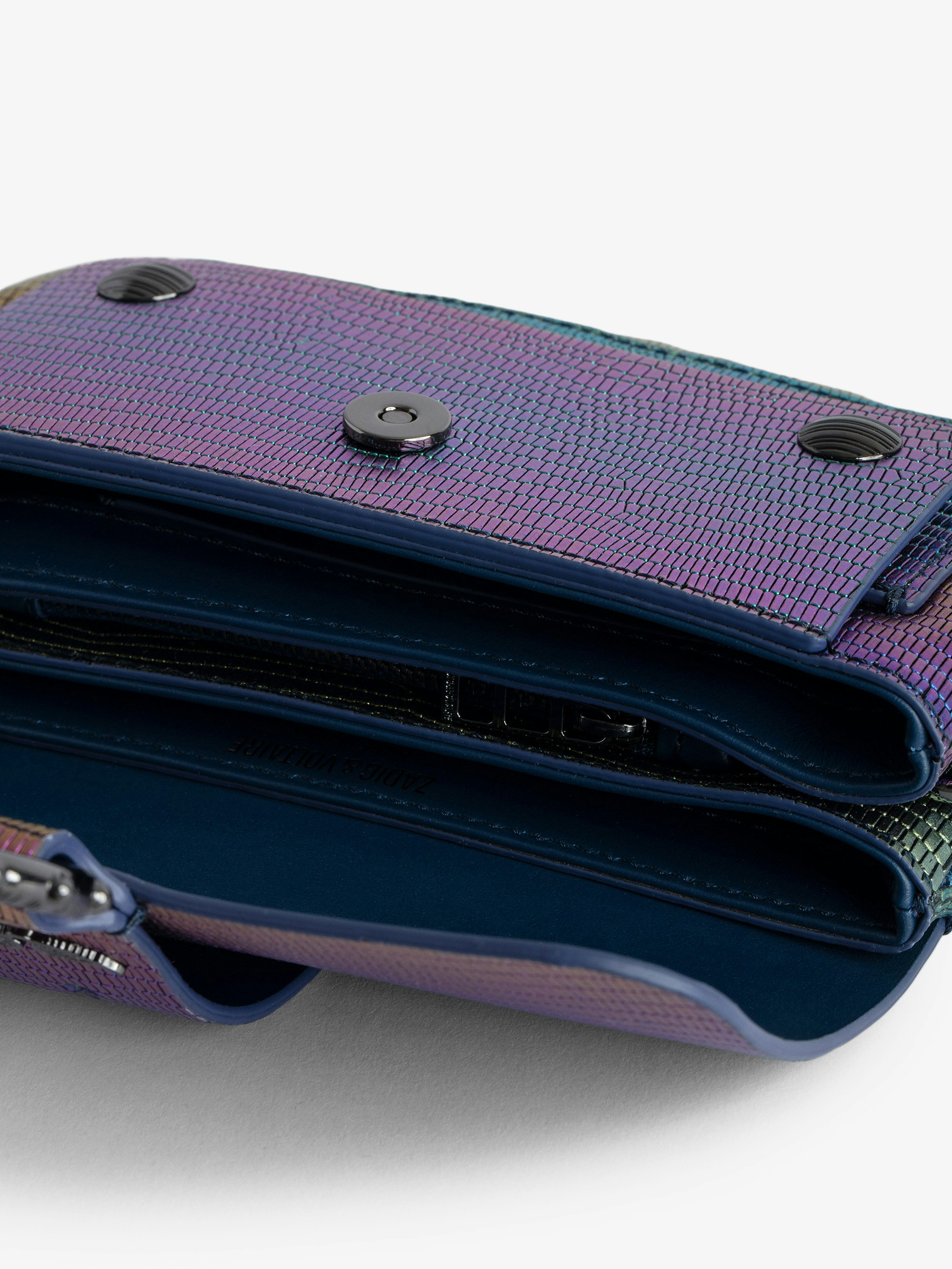 Kate Wallet Embossed Metallic Bag