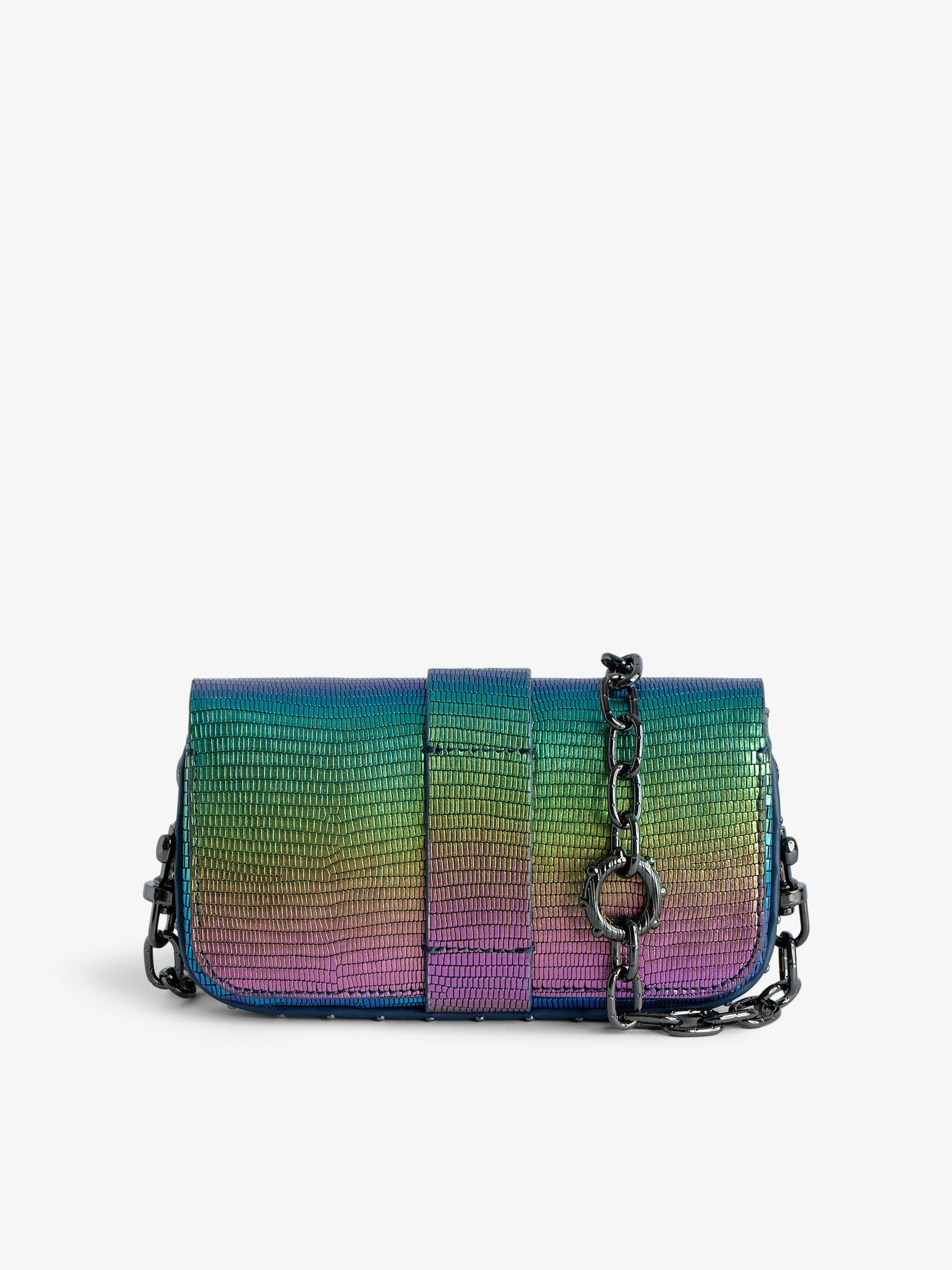 Kate Wallet Embossed Metallic Bag
