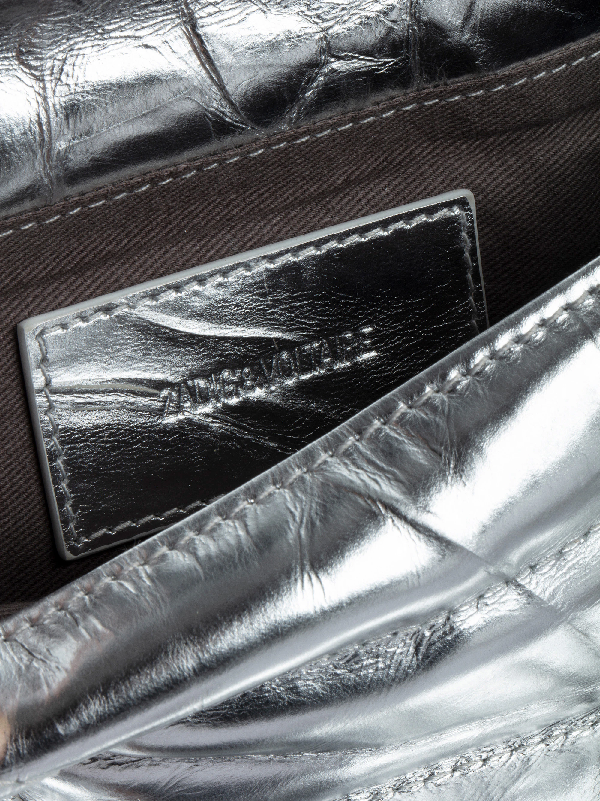 Rock Quilted Metallic Clutch thumbnail 6