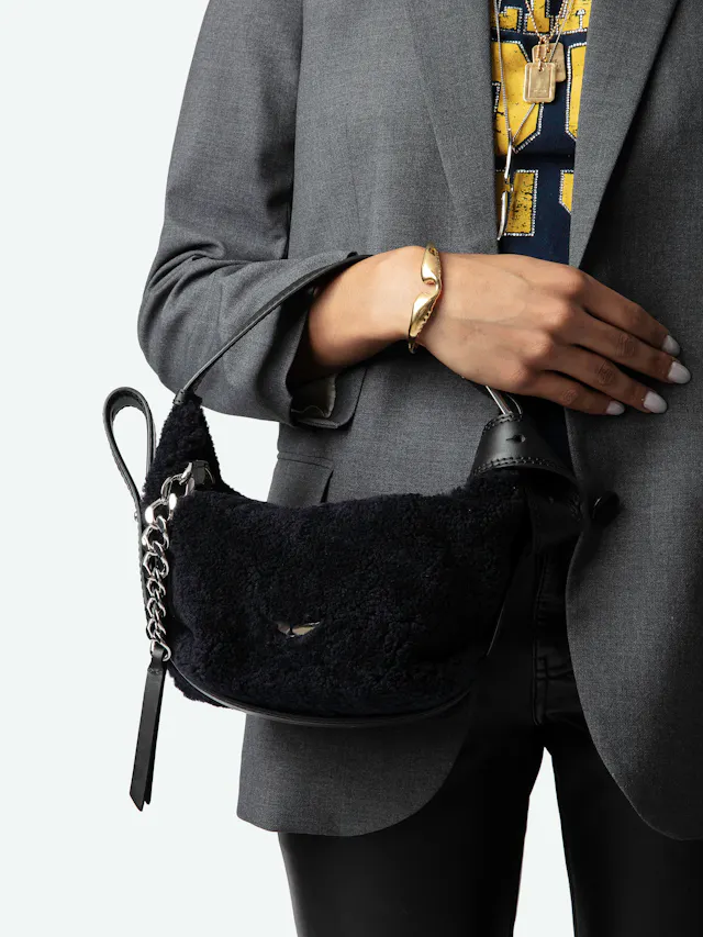 Le Cecilia XS Shearling Bag
