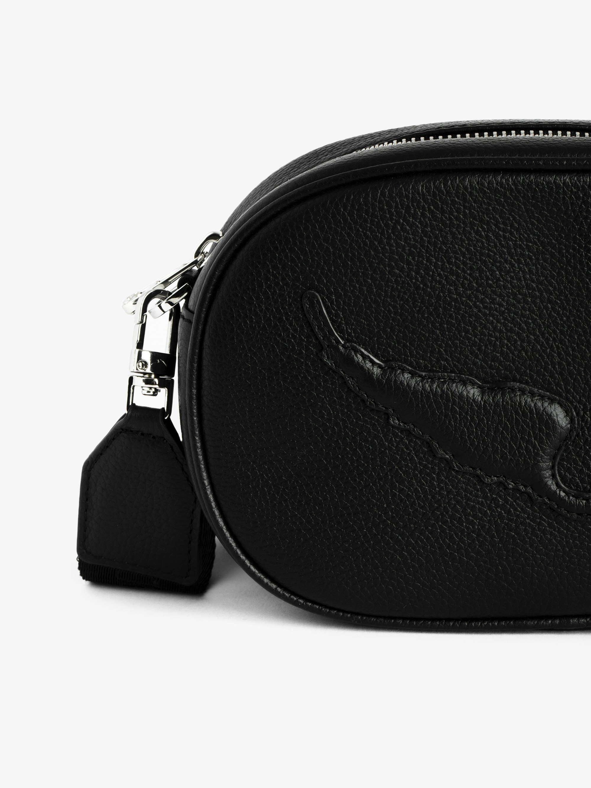 Rock With You Black Grained Leather Bag | Zadig&Voltaire
