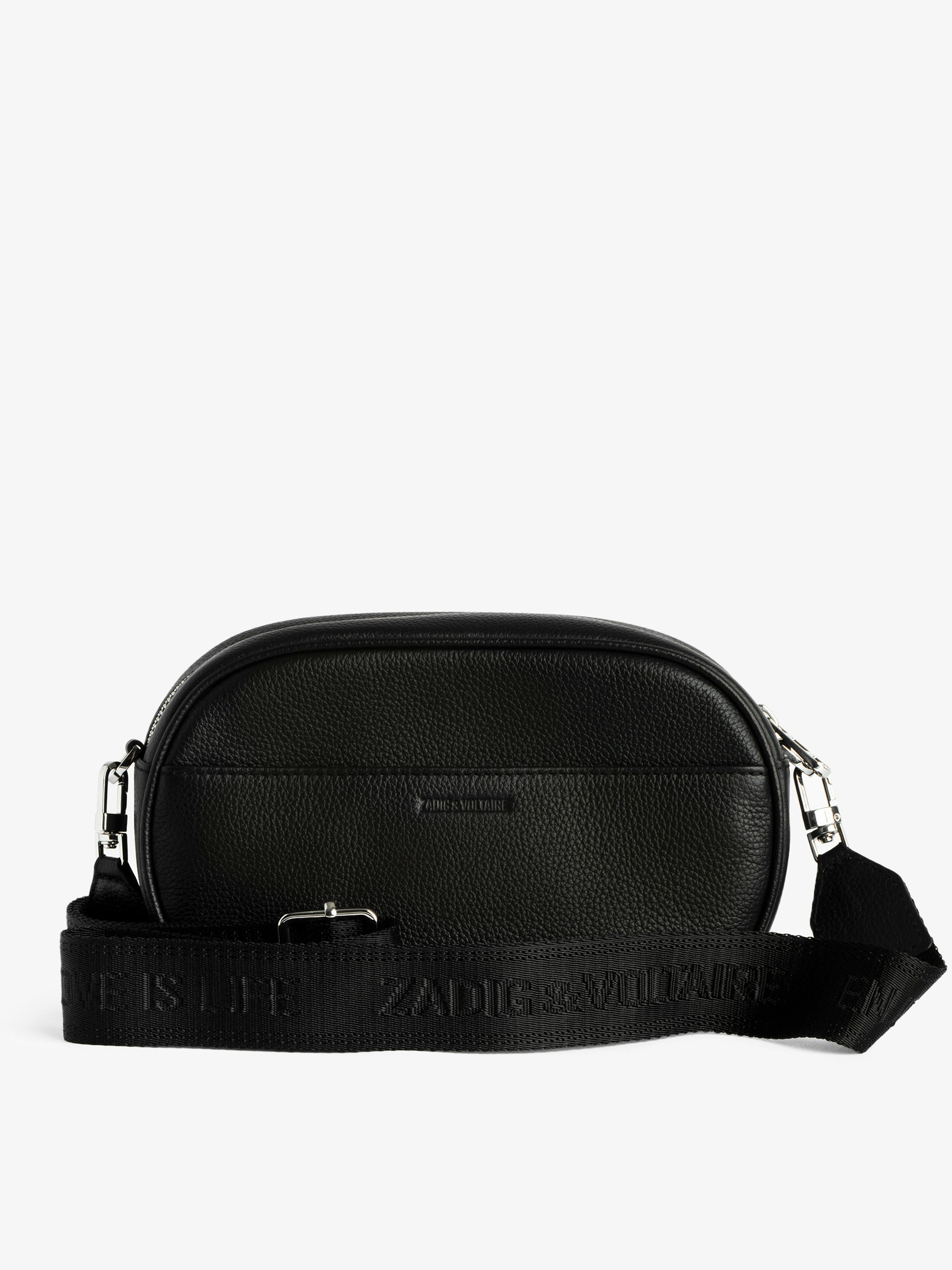 Rock With You Black Grained Leather Bag | Zadig&Voltaire