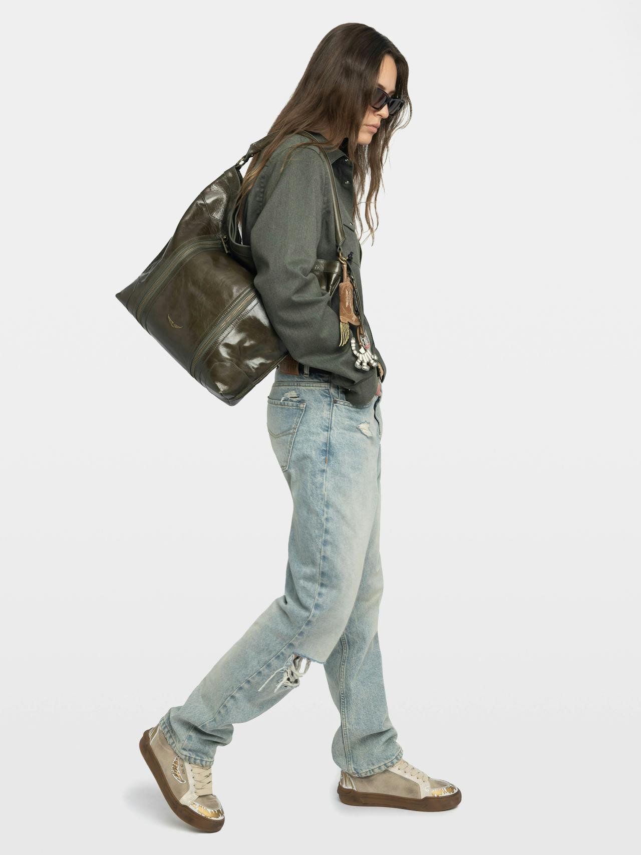 Sac Sunny Hobo Vintage Patent