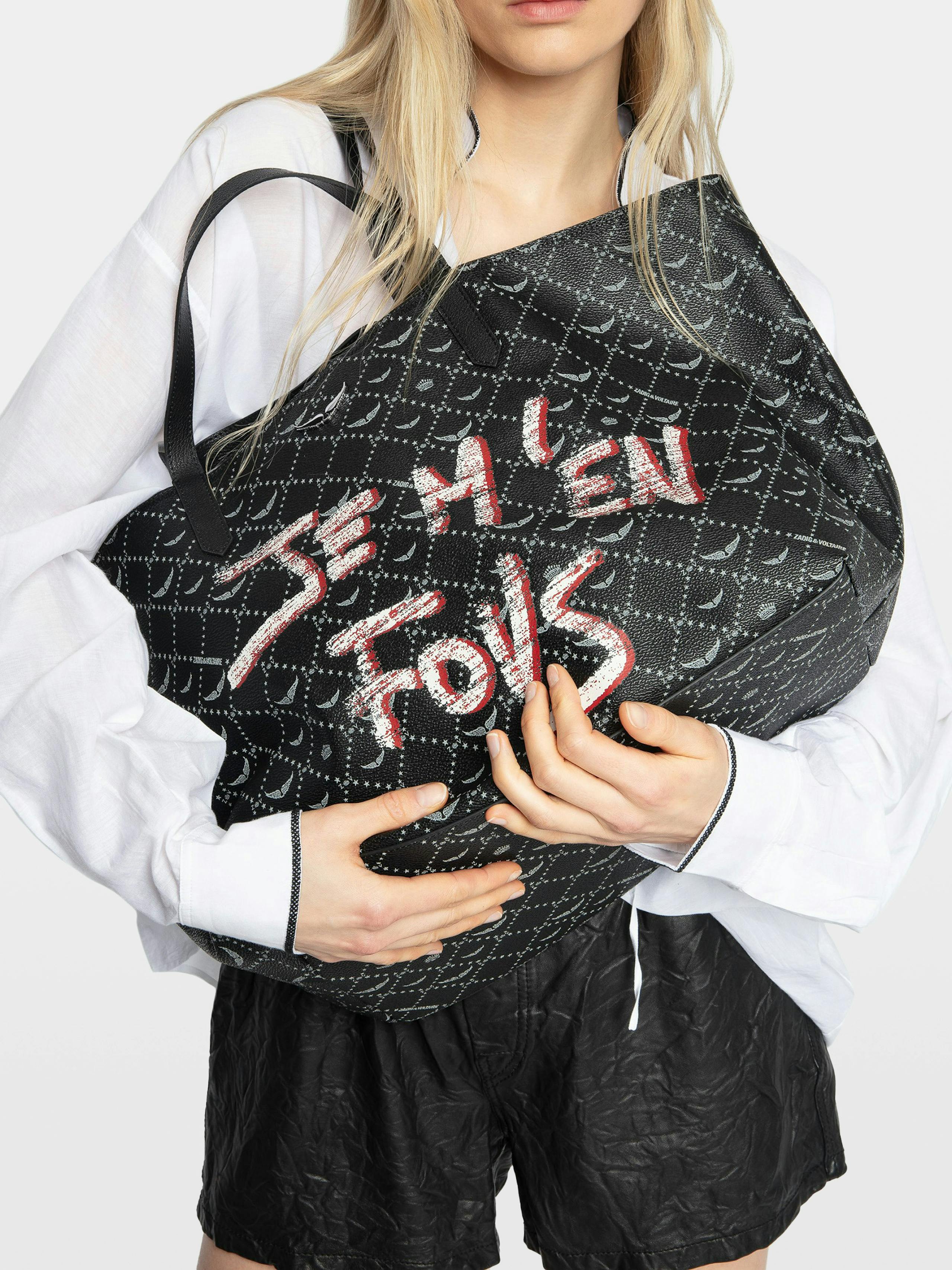 Z Monogram XL Shopper Graffiti Tote Bag 6