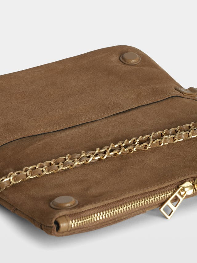 Rock Suede Clutch