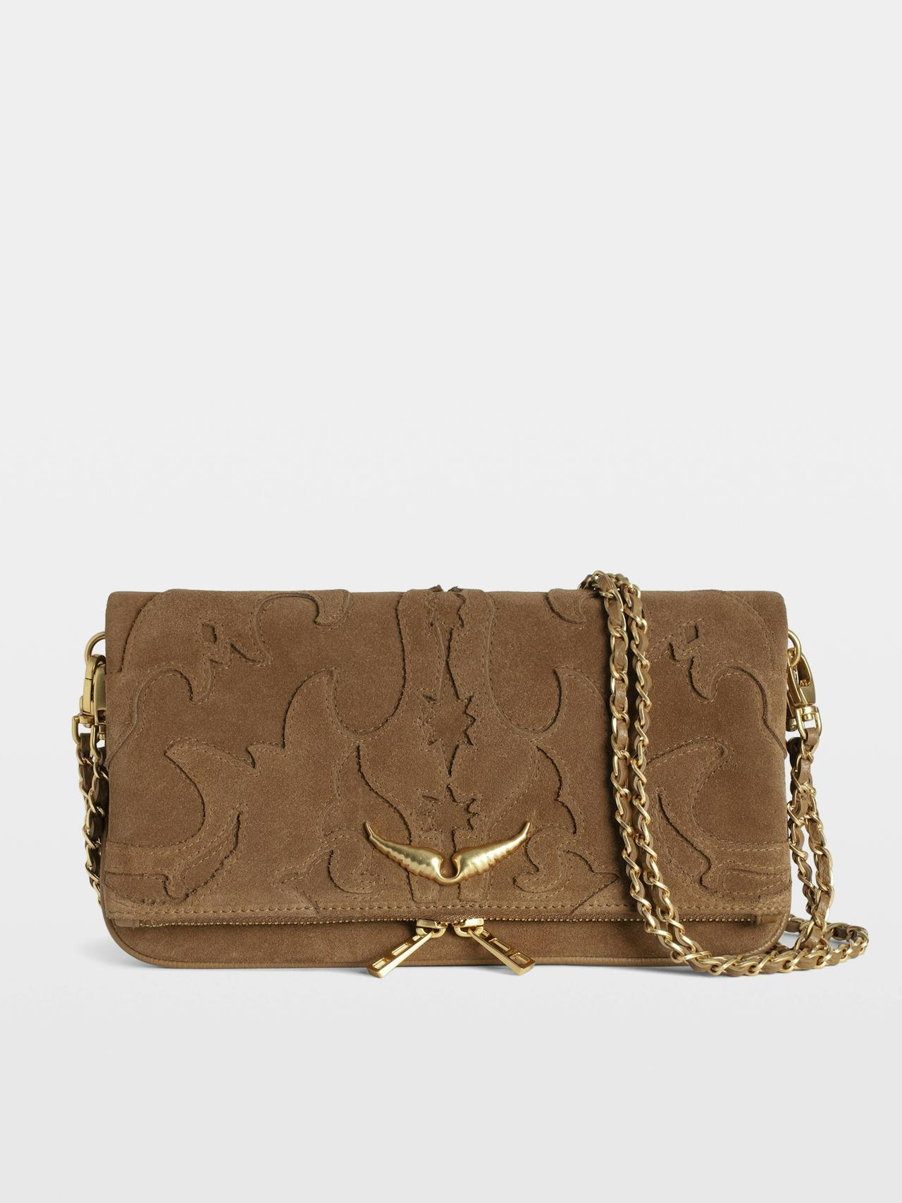 Pochette Rock In Pelle Scamosciata