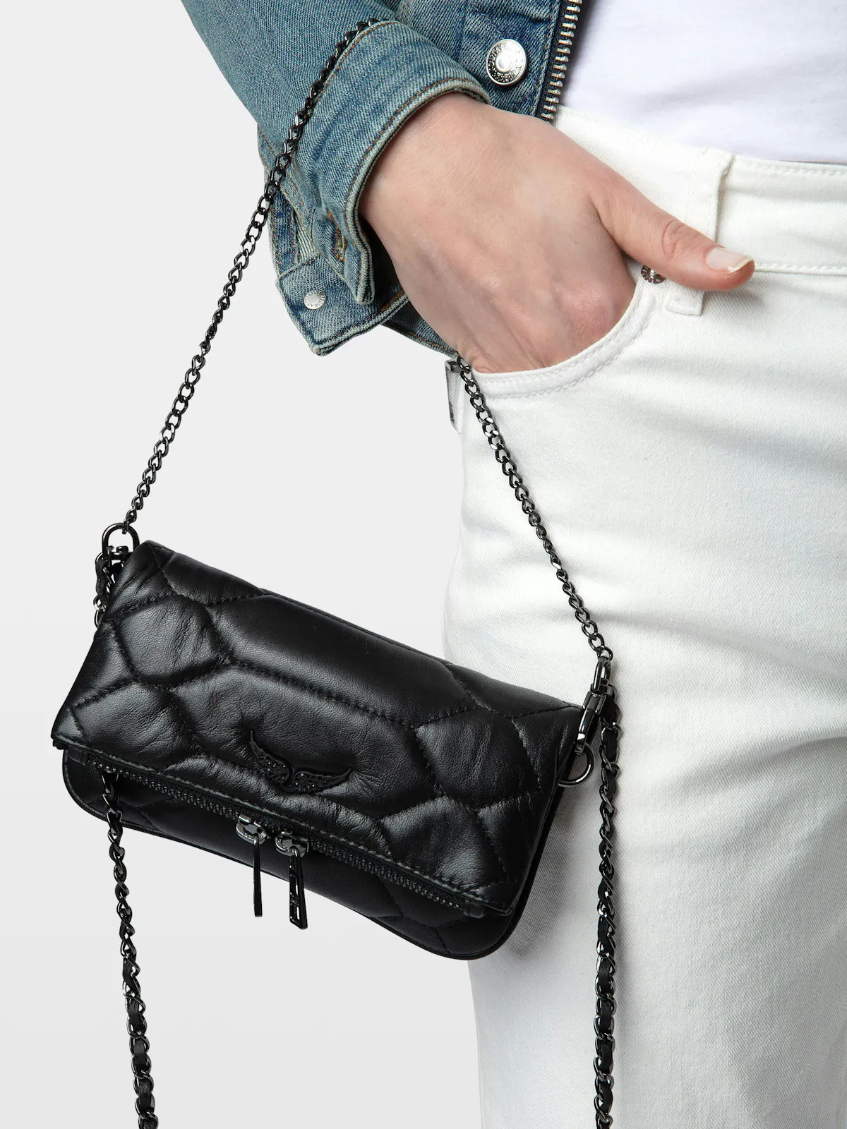 Rock Mini Quilted Clutch