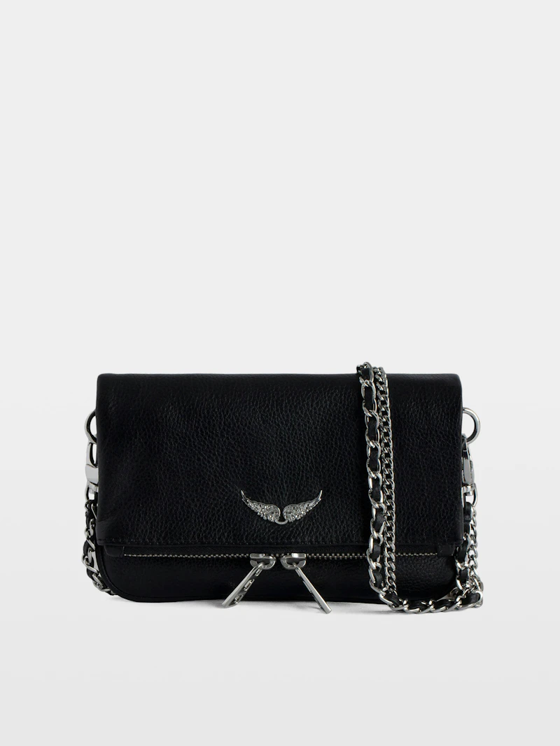 Pochette Rock Mini — Cuir Noir — Zadig & Voltaire