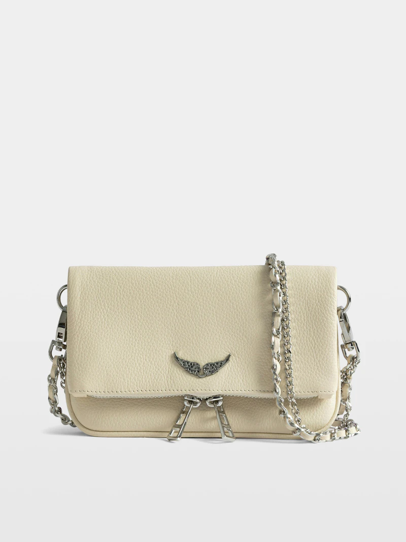 Pochette Rock Mini — Cuir Blanc — Zadig & Voltaire