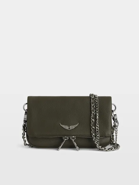 Sac Da Rook Pochette Rock Nano sac vert femme | Zadig&Voltaire