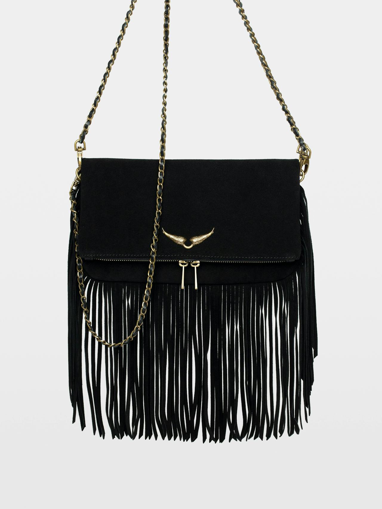 Rock Suede Fringes Clutch 3