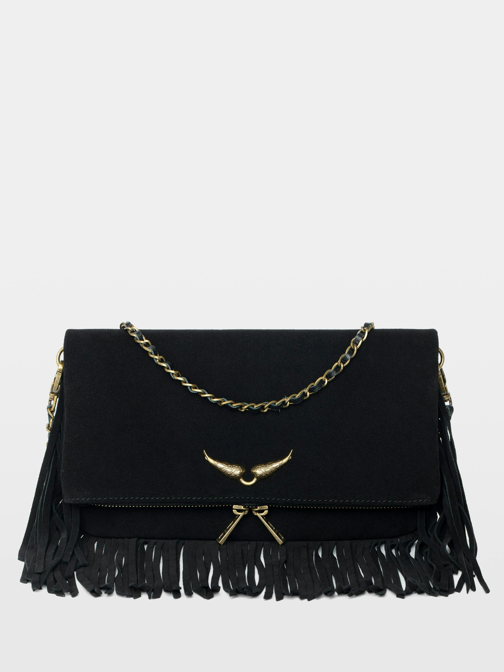 Pochette Rock Suede Fringes
