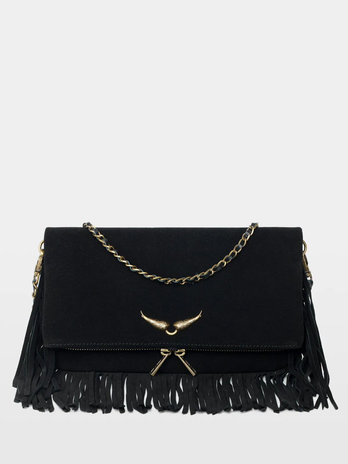 Clutch Rock Suede Fringes