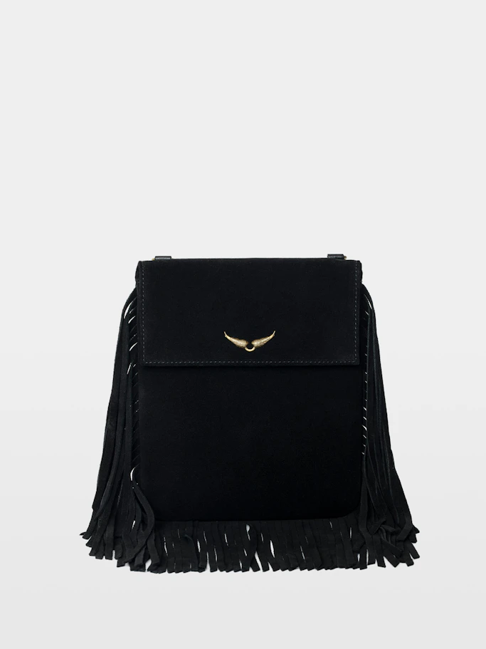 Zadig & Voltaire Rockson Nano Suede Clutch