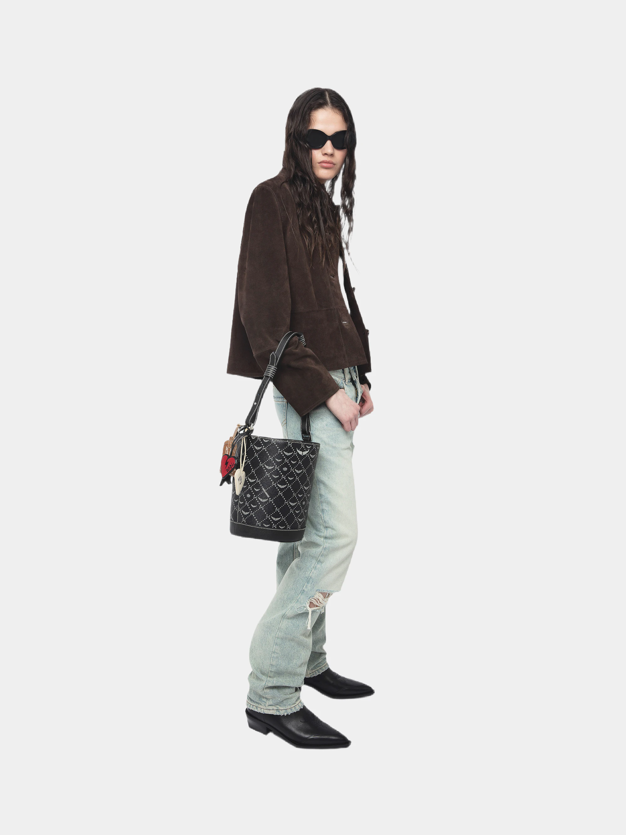 Z Bucket Monogram Bag