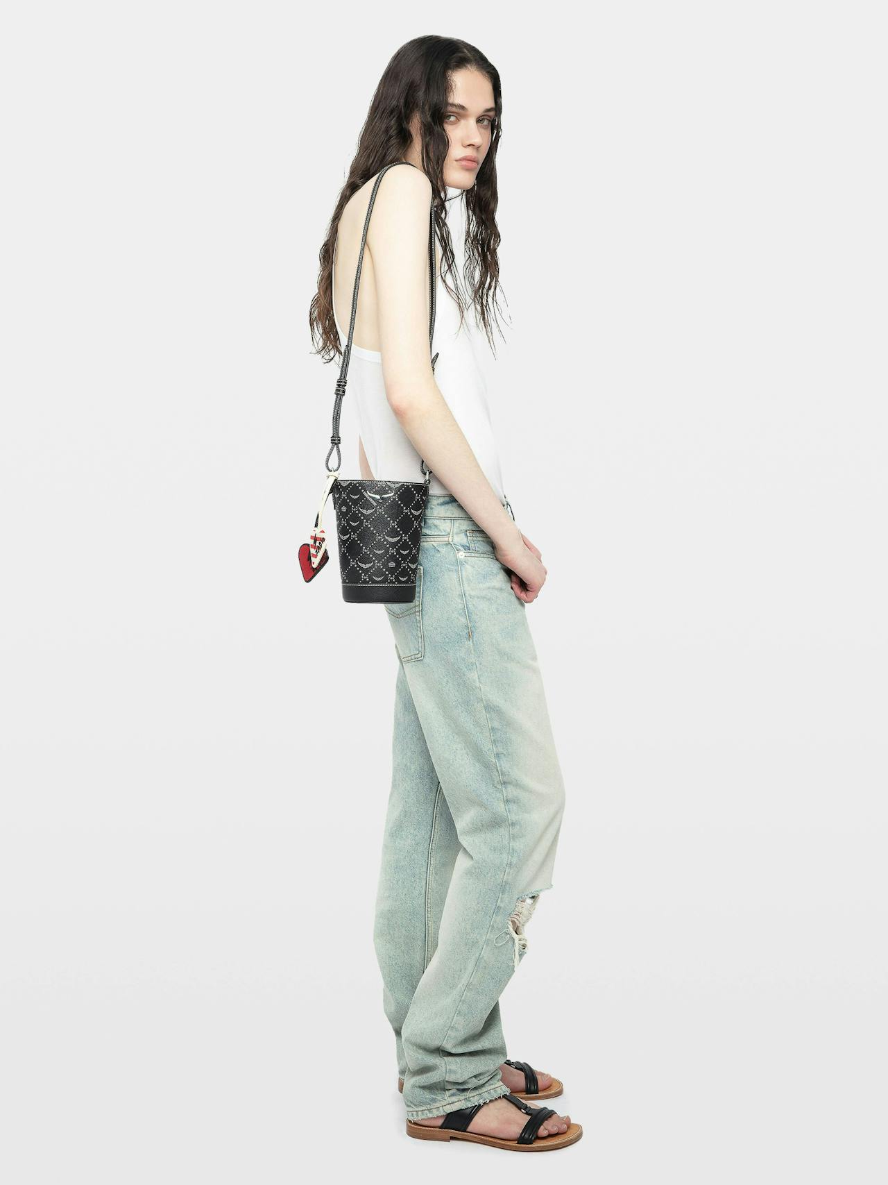 Z Bucket Nano Monogram Bag