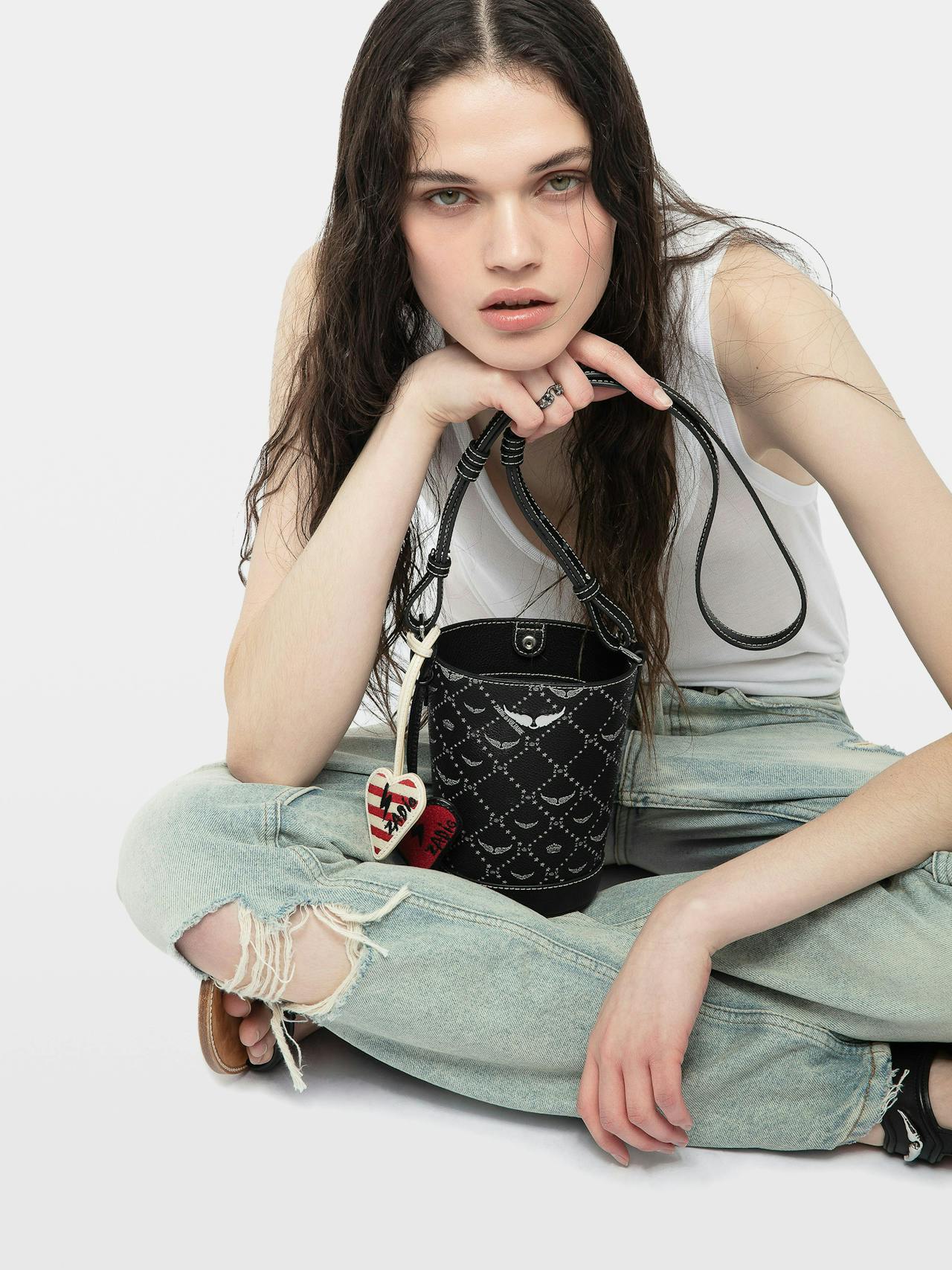 Z Bucket Nano Monogram Bag