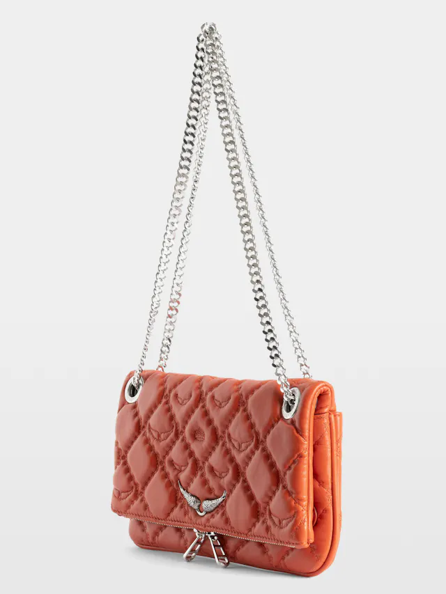 Rock II Quilted Monogram Clutch
