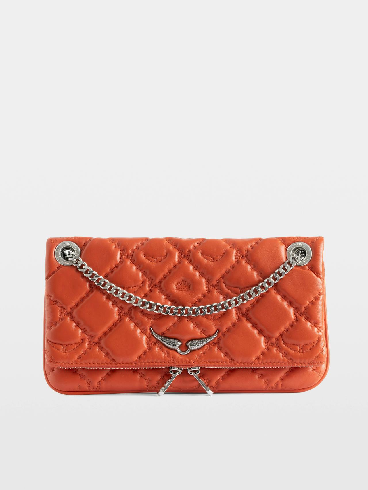 Rock II Quilted Monogram Clutch