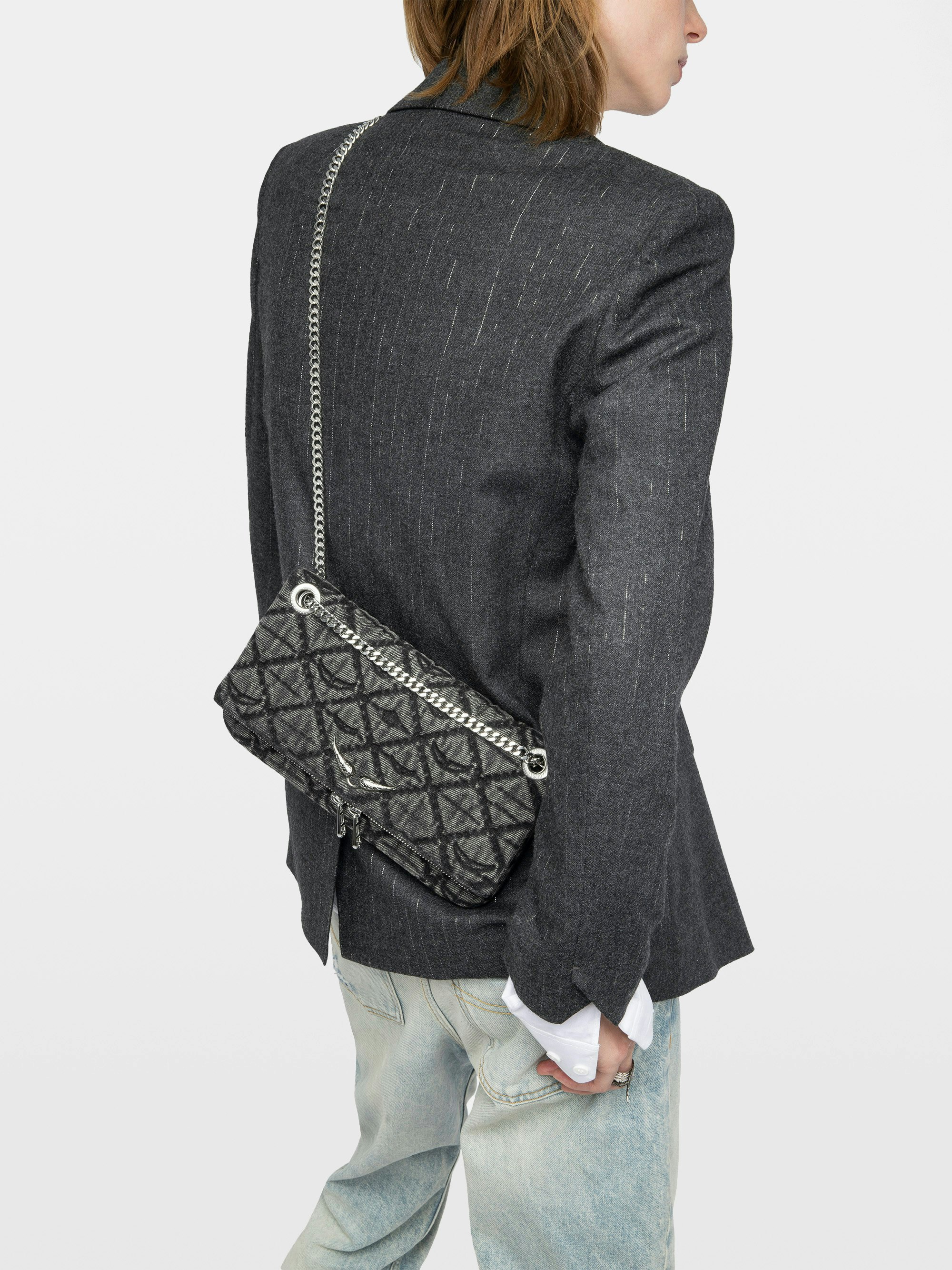 Rock II Monogram Clutch