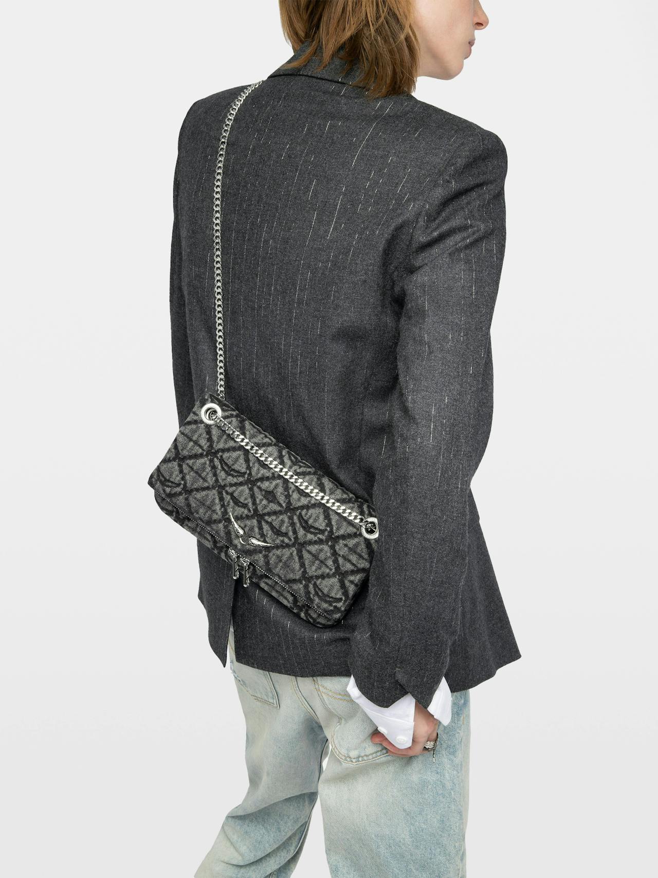 Rock II Monogram Clutch