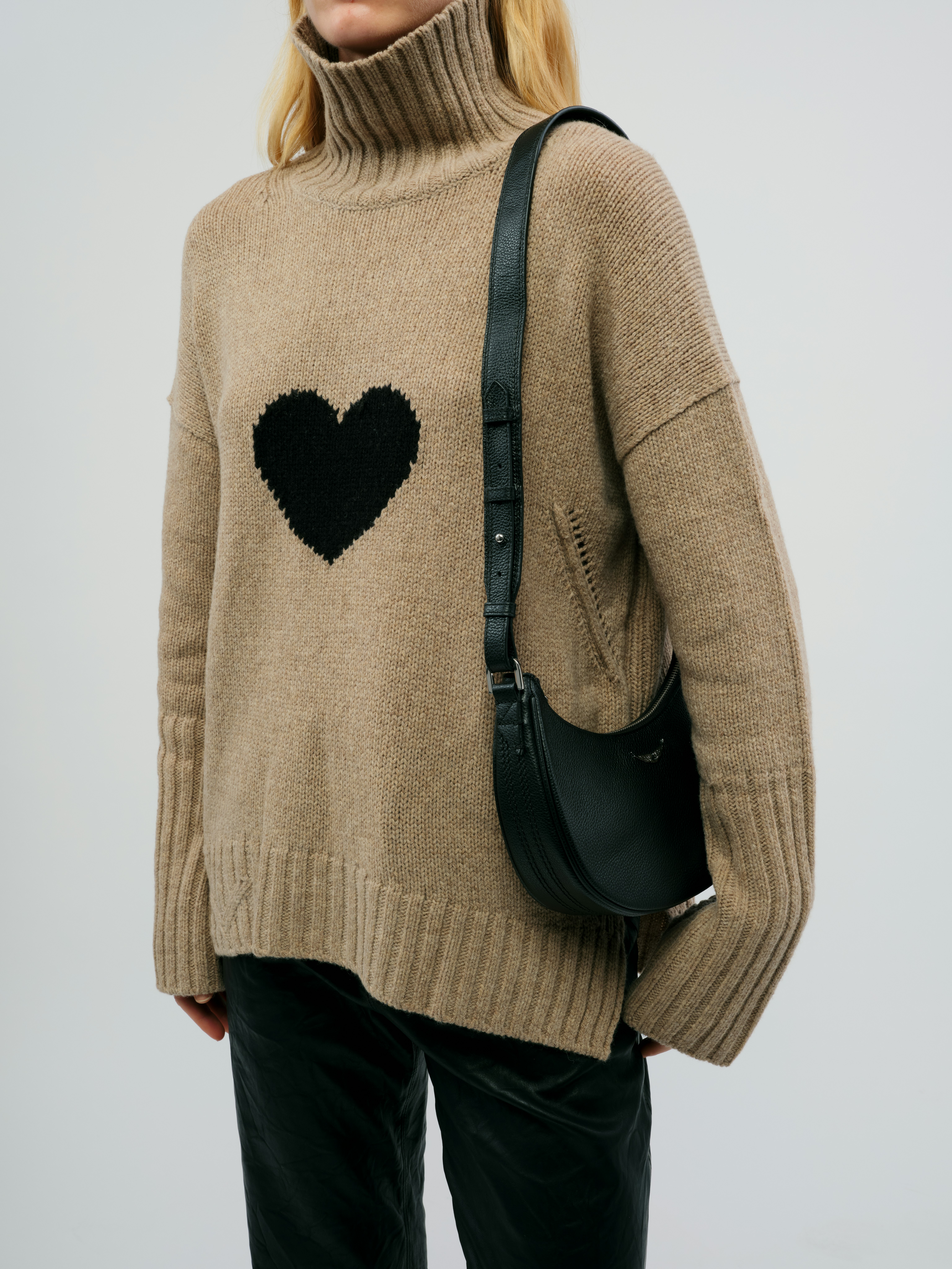 Moonvibe Grained Leather Bag