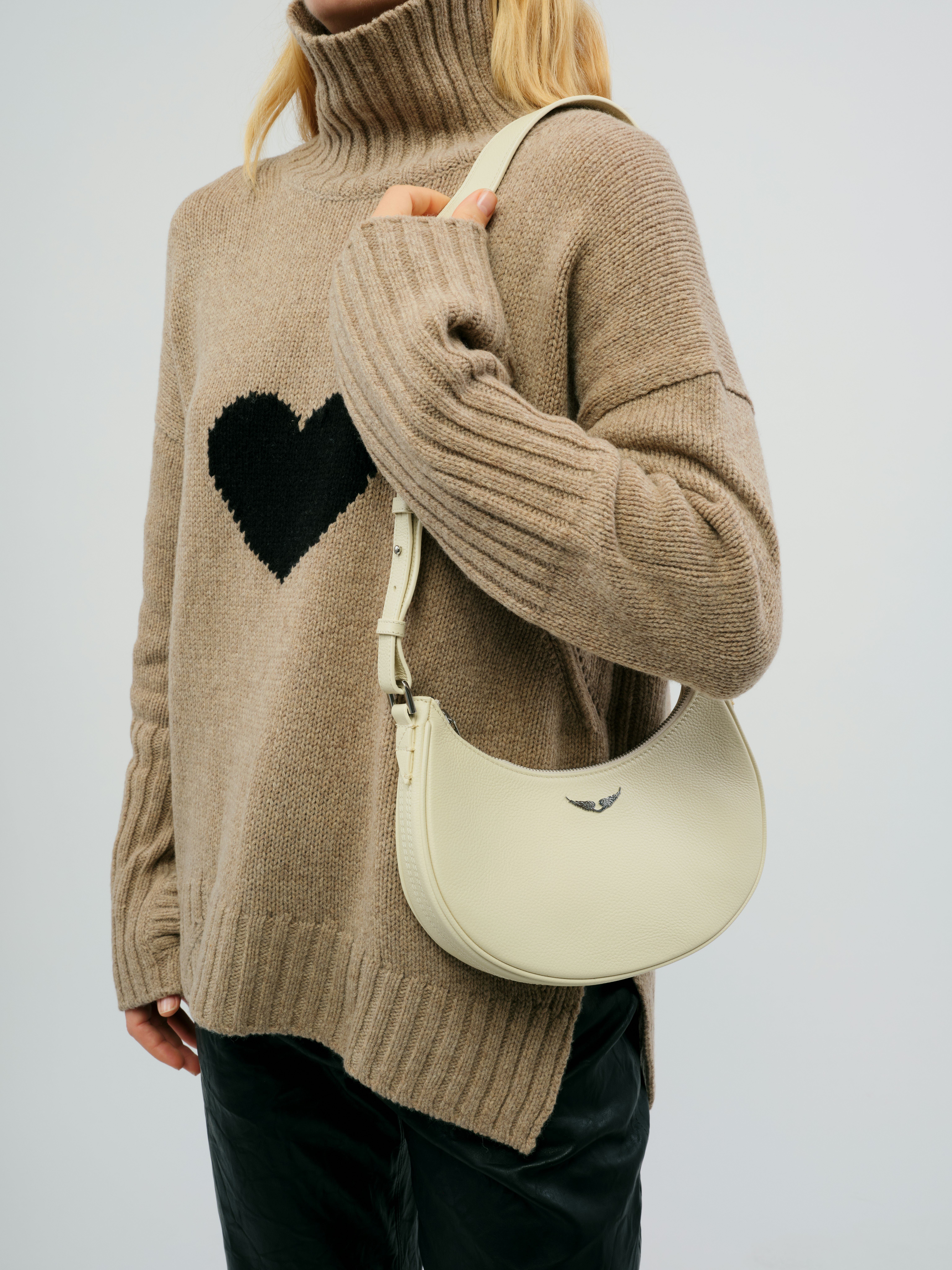 Moonvibe Grained Leather Bag