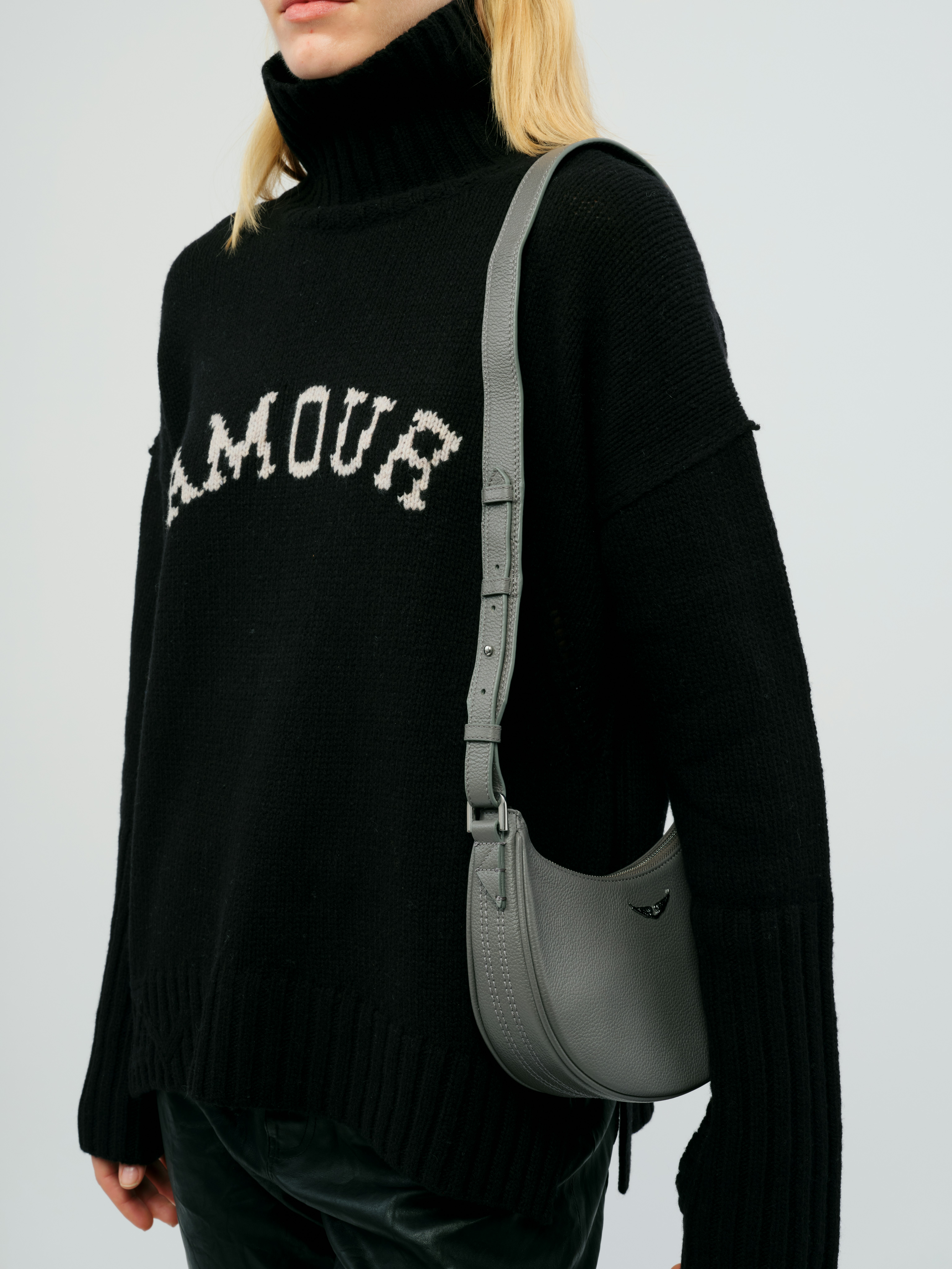 Moonvibe Grained Leather Bag