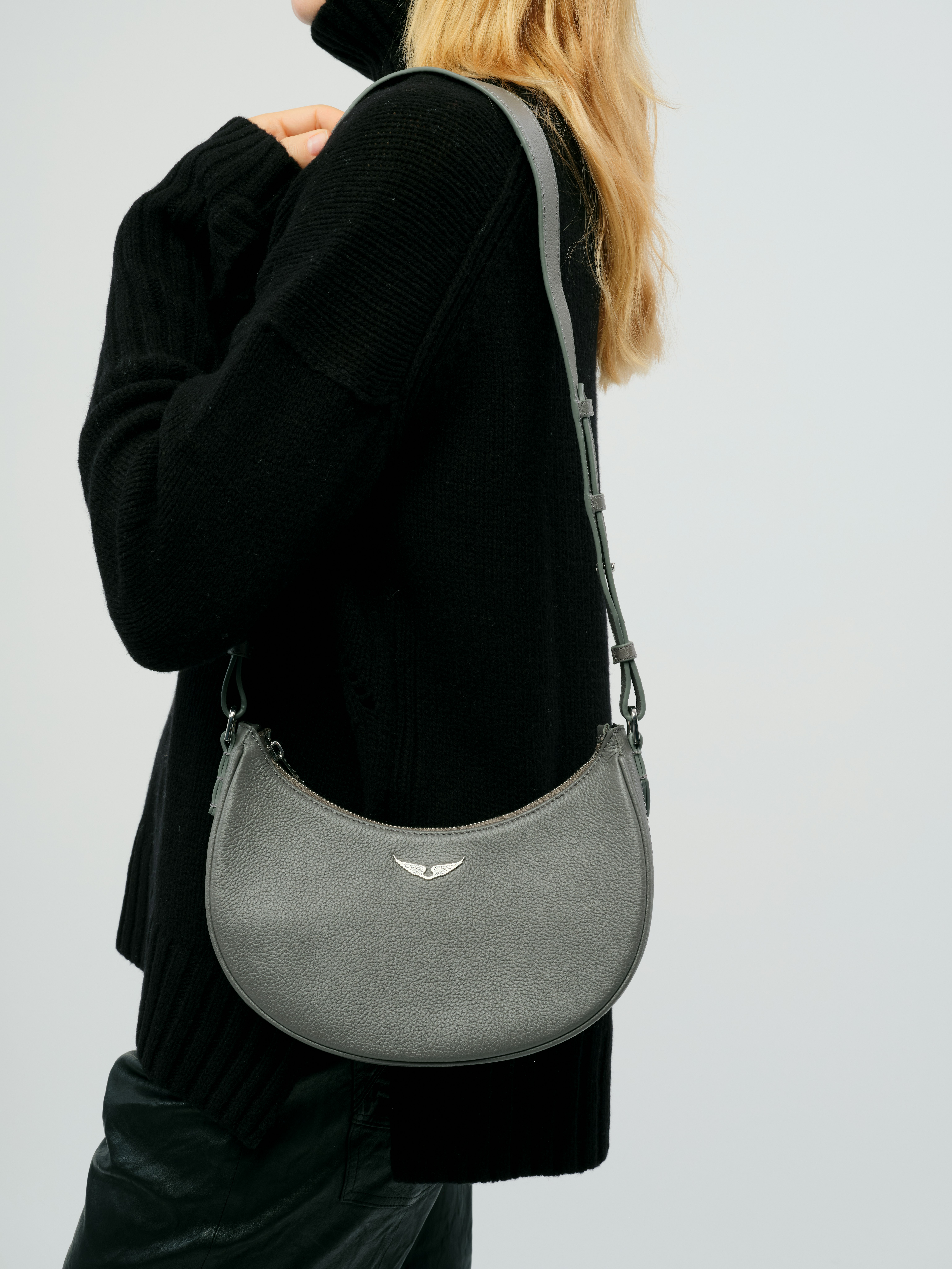 Moonvibe Grained Leather Bag