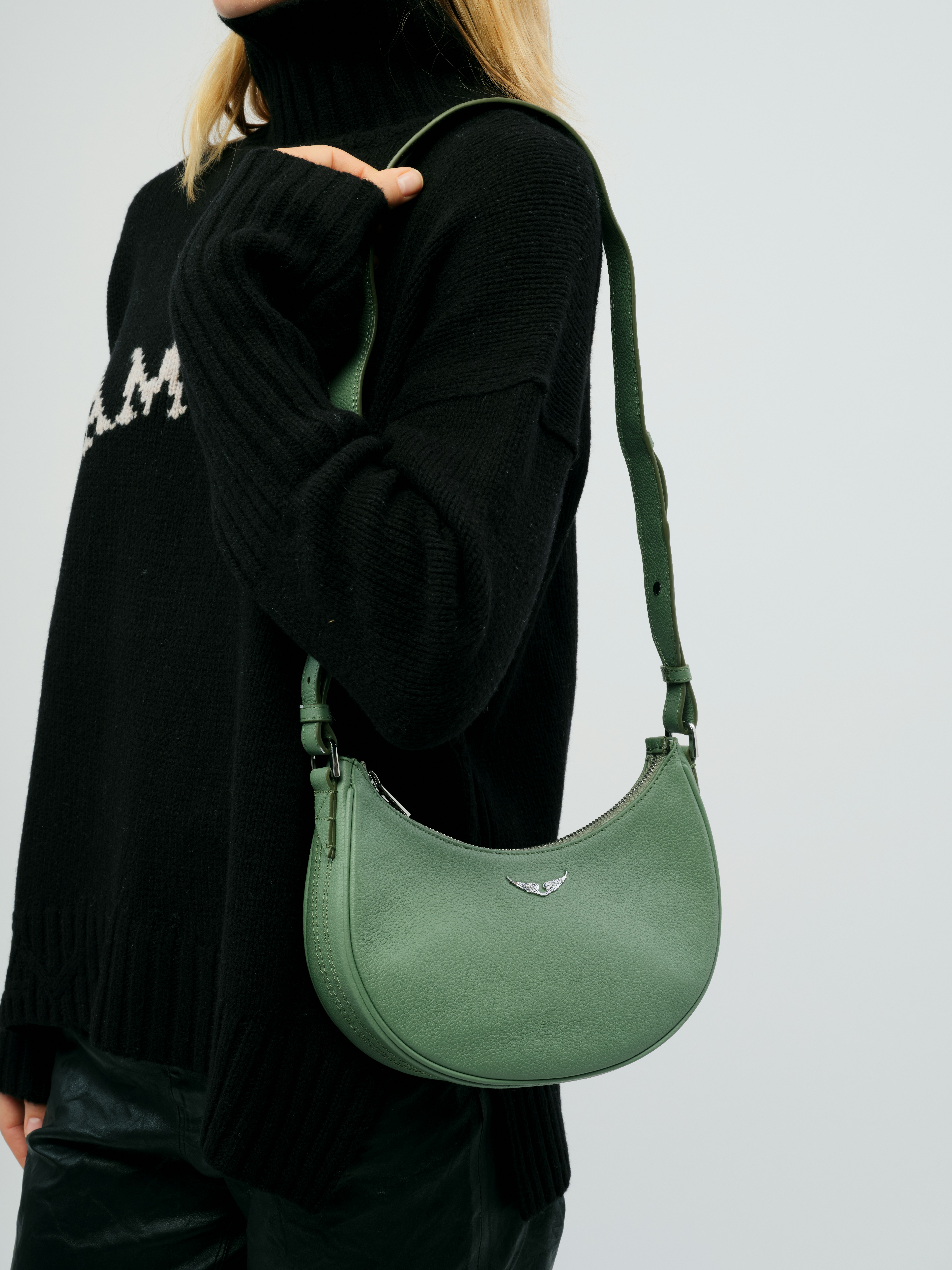 Moonvibe Grained Leather Bag