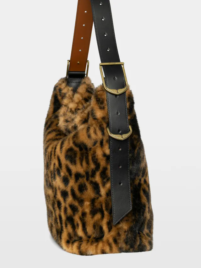 Jane Hobo Leopard Bag