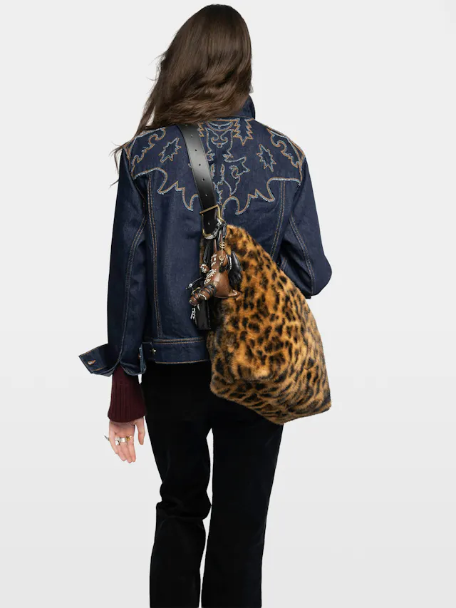 Jane Hobo Leopard Bag