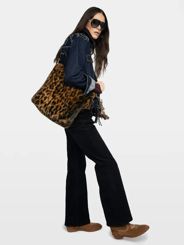 Jane Hobo Leopard Bag
