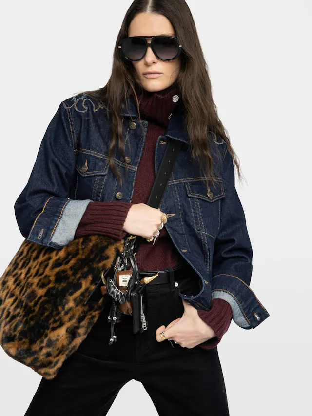 Jane Hobo Leopard Bag