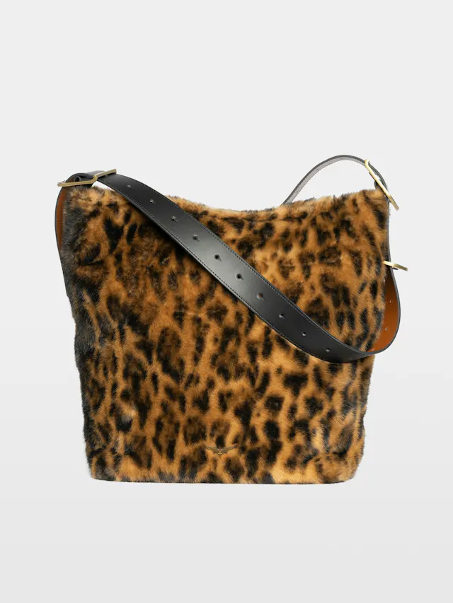 Jane Hobo XL Leopard Bag