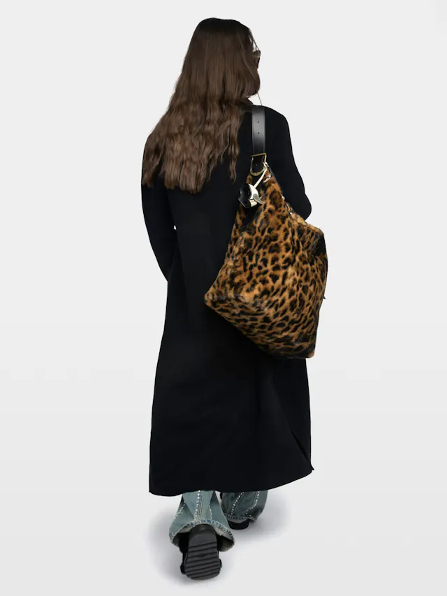 Jane Hobo XL Leopard Bag