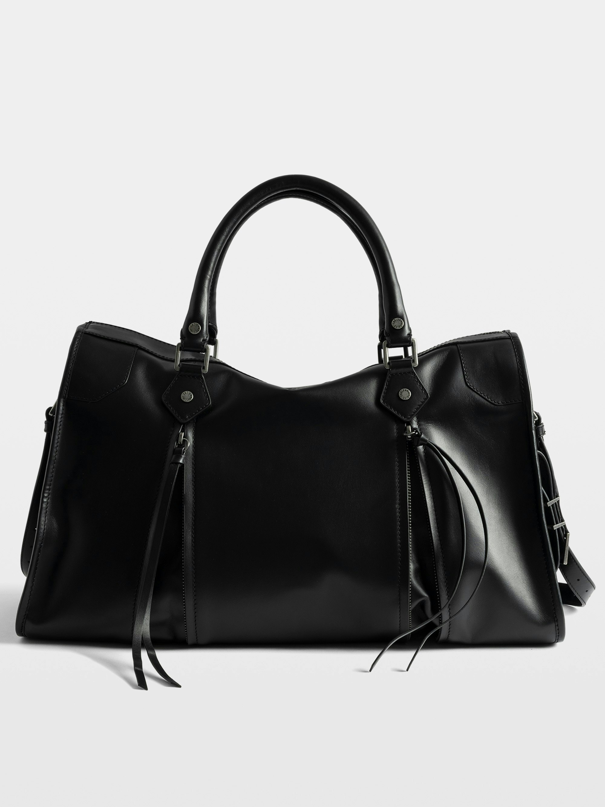 Sunny XL Black Leather Bag | Zadig&Voltaire | Zadig&Voltaire