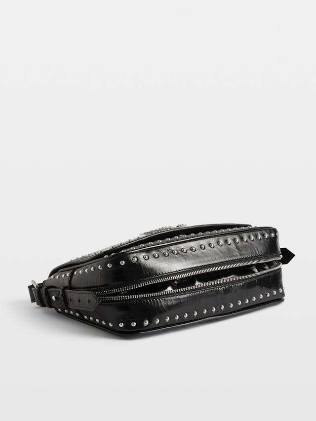 Borsa Le Zouzou Vintage Vernice Studs